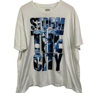 Star Wars Ecko Unltd Storm The City Graphic White Tee Size 3XL
